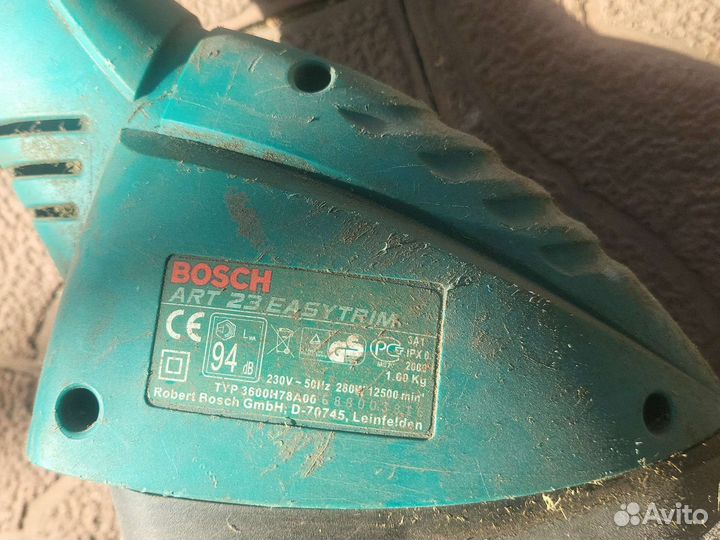 Газонокосилка электрическая bosch