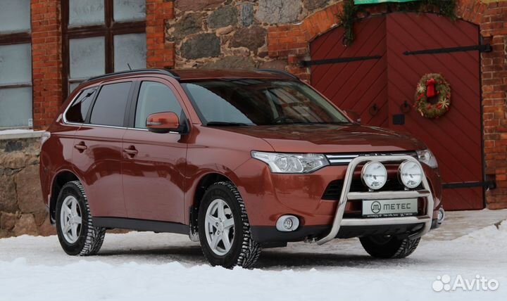 Кенгурятник для Mitsubishi outlander 3