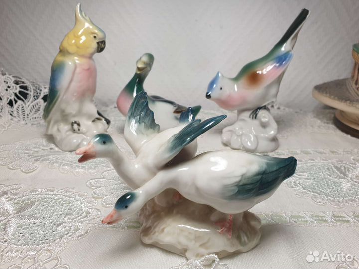 Статуэтки. Птицы. Фарфор. Goebel. Германия