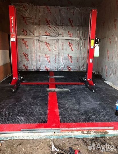 Пвх плитка для гаража