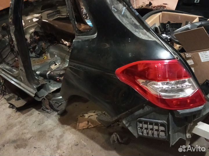 Крыло заднее левое citroen c4 2 ситроен ц4