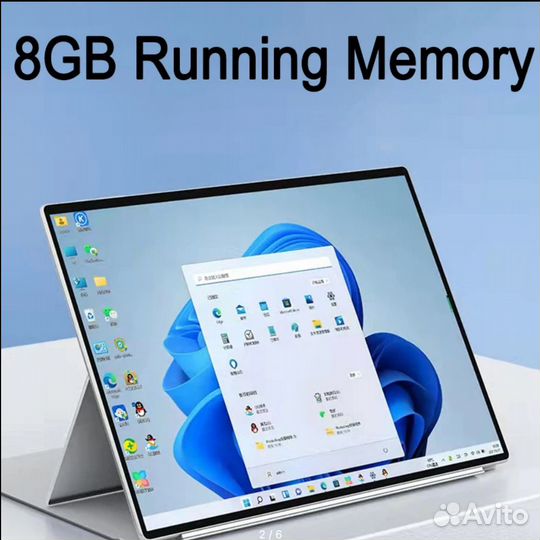Планшет Windows 10 4ядра 12.3дюйма,8гб ram 1tb ssd