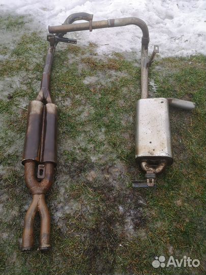 Глушитель на гелендваген в сборе