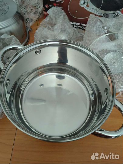 Набор кастрюль из нержавеющей стали