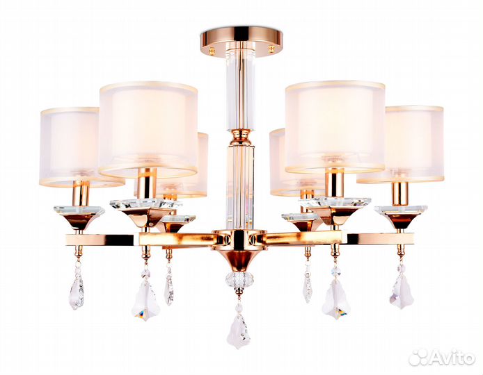 Подвесная люстра с хрусталем Ambrella light TR4535