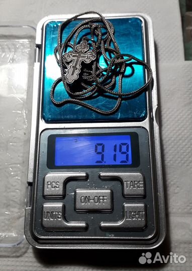 Серебряный крестик