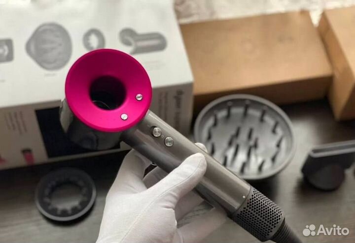 Фен Dyson + Стайлер dyson 5 в 1 / премиум