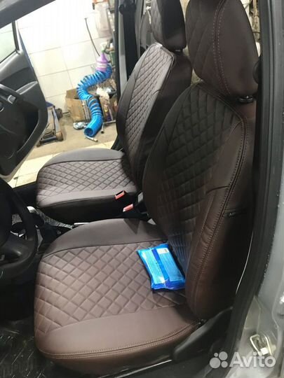 Чехлы LADA Granta Экокожа ромб Автопилот