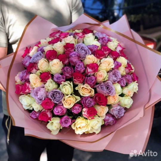 Цветы розы букет