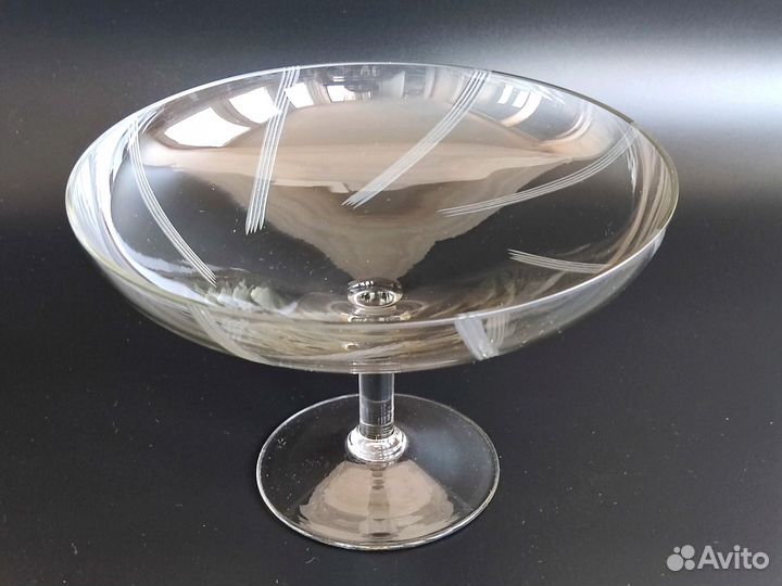 Ваза конфетница стекло СССР