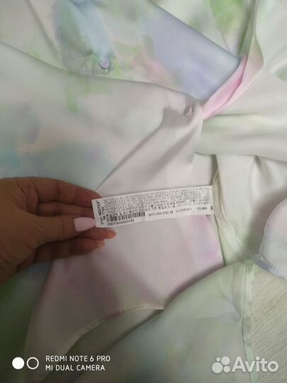 Блузка рубашка zara