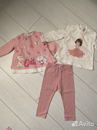 Вещи пакетом на девочку 86 92 размер