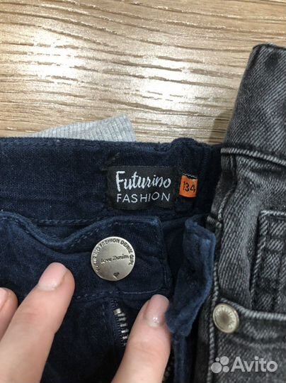 Пакет джинсов 128-134 на девочку