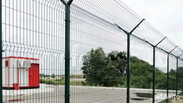 Забор из 3D сетки 40 метров