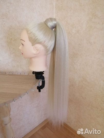 Хвост на резинке,волосы,хвост,афрохвост,канекалон