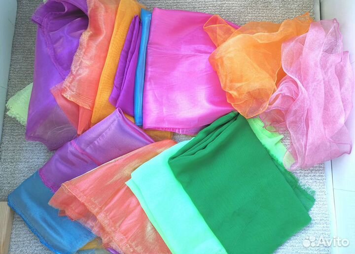 Остатки ткани для рукоделия