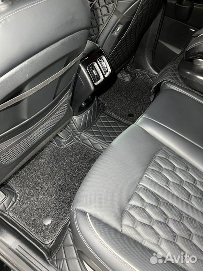 3D Ковры в салон из экокожи класса Люкс