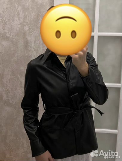 Рубашка кожаная