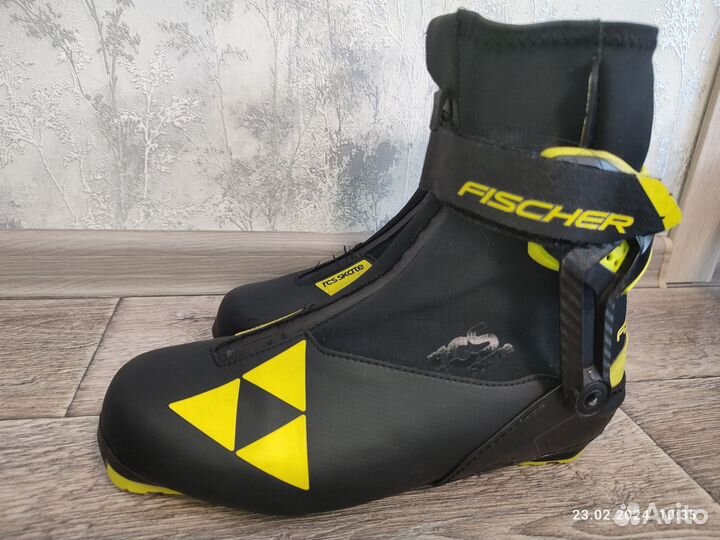 Лыжные ботинки Fisher rcs skate carbonlite