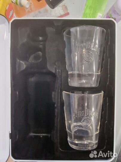 Коробка от виски Jim Beam