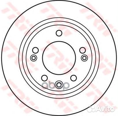 Диск торм.зад.hyundai i30 1.4, 1.6, ix35 2.0/ K