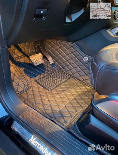 3D автоковрики из экокожи