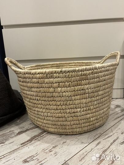 Корзины hm home джутовая для белья