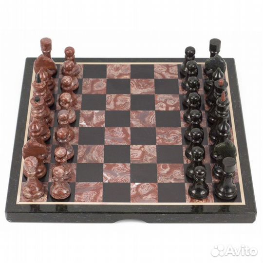 Шахматы лемезит, змеевик