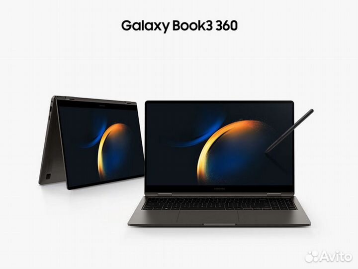 Galaxy Book3 360 15 i7-13e 16 Amoled до 22ч. 1.4kg