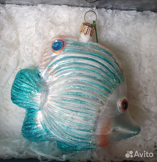 Елочные игрушки из стекла Польша