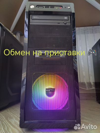 Игровой пк Phenom II X4 965/GTX 1050 2GB/8RAM/SSD