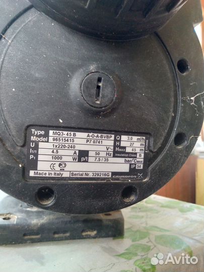 Насосная станция для воды grundfos MQ 3-45B Италия