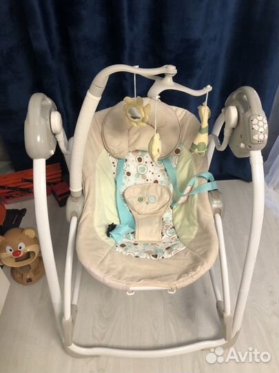 Электрокачели шезлонг Jetem Flappy с вибрацией