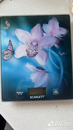 Весы кухонные электронные scarlett