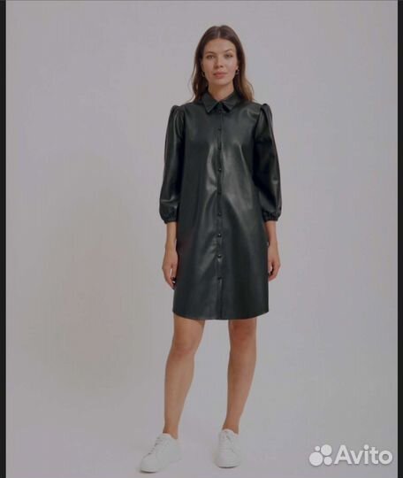Кожаное платье