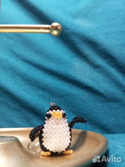 Амигуруми из бисера (пингвин)