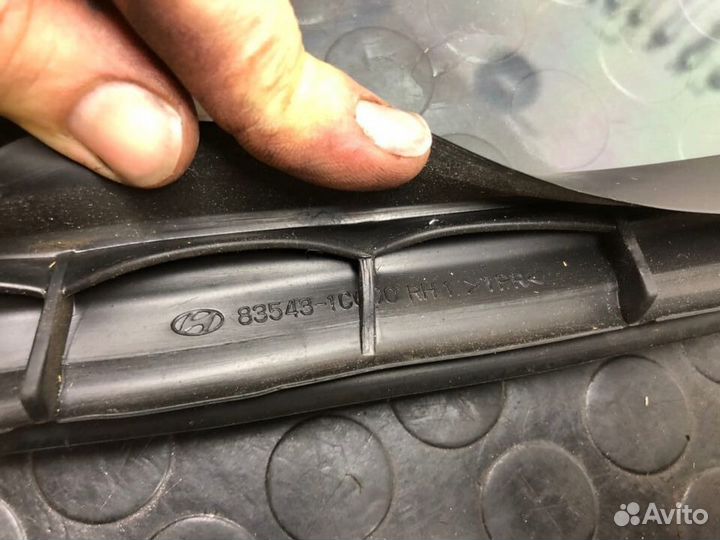 Стекло заднее правое глухое Hyundai Getz