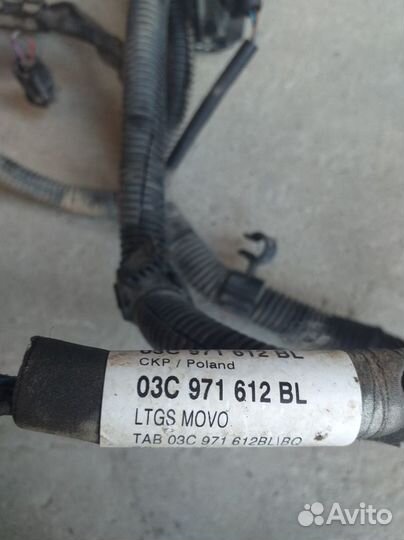 Проводка двигателя Skoda Rapid 1.6 CFN