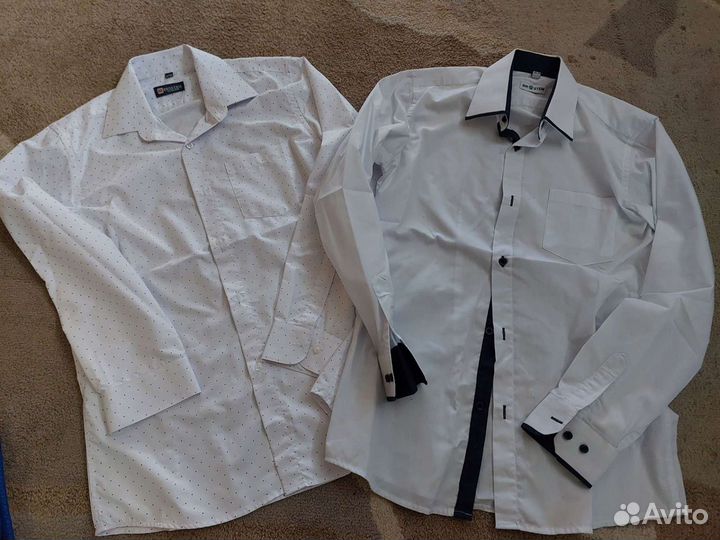 Рубашки слим fit р-р 152-158