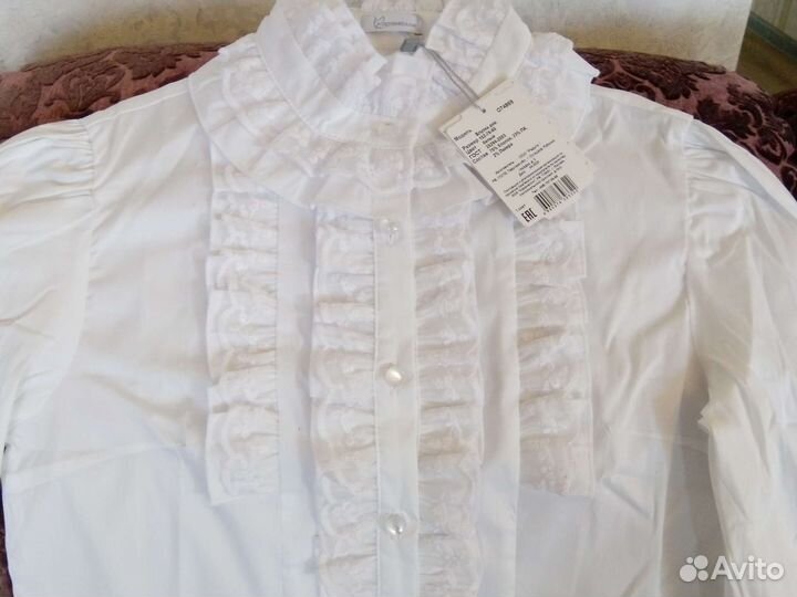 Блузка для девочки 152 Карамели