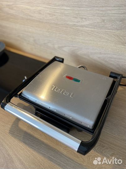Гриль Tefal Panini Grill серебристый/черный