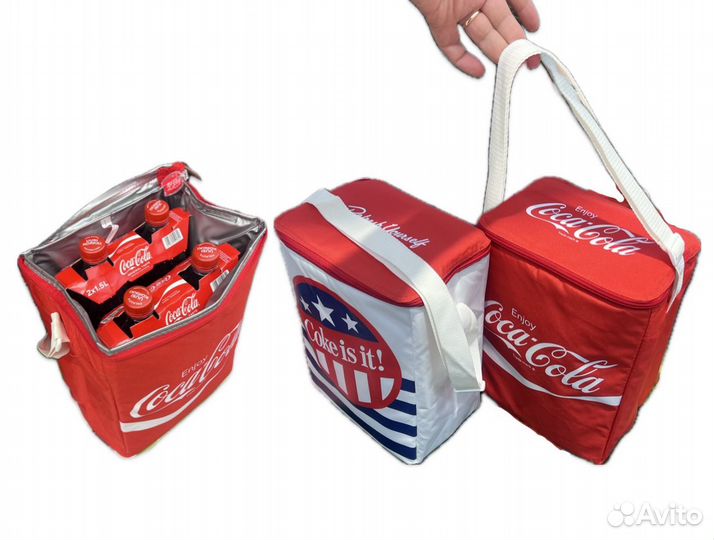 Подарок Кока кола мерч сумка холодильник Coca-Cola