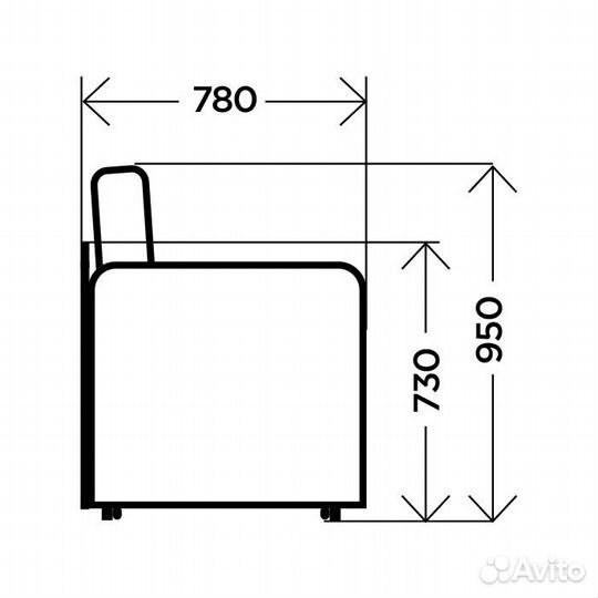 Прямой диван