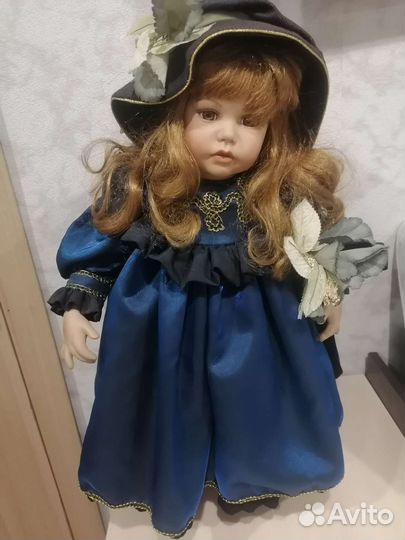 Кукла фарфоровая коллекционная ремеко