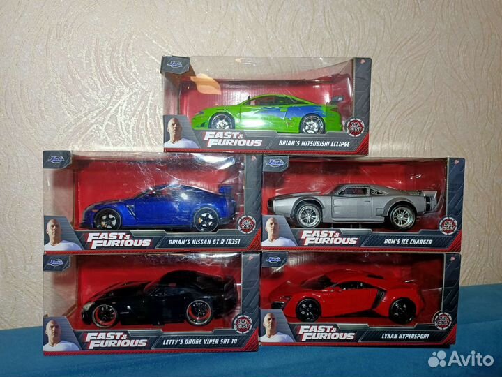 Jada fast and furious 1/24 Форсаж