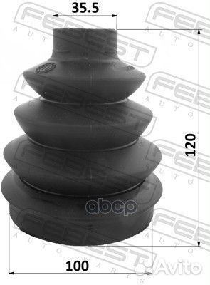 Пыльник шрус наружный комплект 100X120X35.5 FOR