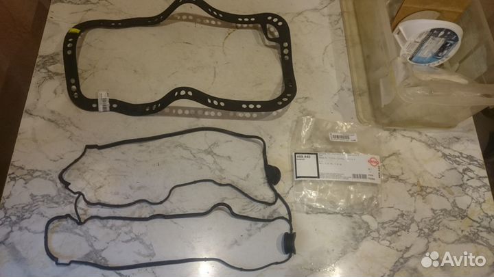 Прокладка масляного поддона Opel Vectra. saab