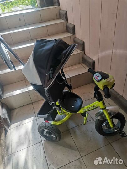 Прогулочная коляска велосипед