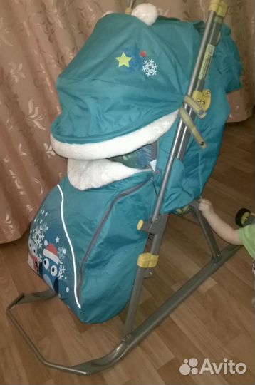 Санки-коляска детские складные Ника Детям 6