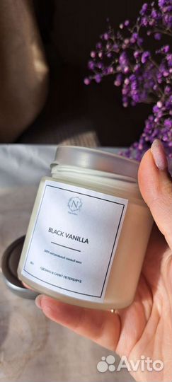 Ароматическая свеча ручной работы